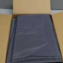 HolidayIdeas Outdoor Curtains for Patio Waterproof, 4 Panels - 54 x 108 Inch - Privacy Protection & Light Filtering Curtains Grey Grommet Outside Curtains for Porch, Gazebo, Pergola, Backyard