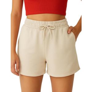 ROSS CAMP Womens Shorts - SweatShorts Workout Gym Shorts for Women Trendy Fashion Athletic Casual Summer Lounge Sweat Bermuda (XL)