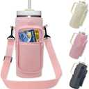 Water Bottle Sling Bag Pink, 2 Set