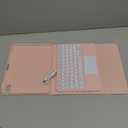 Harvopu Compatible for iPad 11th 10th Generation Case with Keyboard, Folio Cover with Pencil Holder, Multi-Touch Trackpad, 7 Color Backlit, Detachable Keyboard for iPad (A16) 11th/10th Gen(Light Pink) | with Pencil Holder, Multi-Touch Trackpad, 7 Color Backlit, Detachable Keyboard, for iPad, (A16)