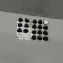 18-Pack Magnetic Cable Clips [1S Snap-On] Cord Holder, LISEN Office Desk Organizers and Accessories with 8 Extra Strong Adhesive Pads, Wire Organizer for Nightstand, Home, Wall, Car, Desktop