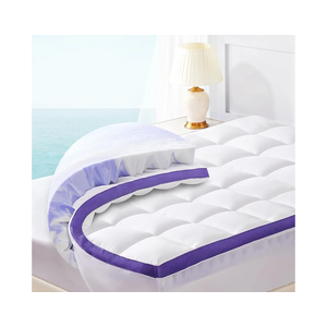 Dual Layer 4 Inch Memory Foam Mattress Topper Queen - 2 Inch Gel Memory Foam and 2 Inch Pillow Top Mattress Pad, 7-Zone Egg Crate Mattress Topper