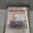 TWODRAPES Light Brown Linen Curtains Pinch Pleated Living Room Bedroom Dining Boho Light Filtering Pinch Pleat Drapes Hooks Rings Back Tab Semi Sheer Tan Latte Coffee Color Window Curtains 2 Panels (40"W x 90"L (Pack of 2))