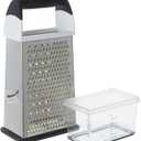 GoodCook Touch 4-sided Box Grater, Stainless Steel Blades with Collection Cup included
