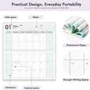 5 x Pocket Calendar 2026-2027 for Purse, Small Pocket Planner 2026-2027 for Purse 3.56.5In,24 Month Organizer from Jan 2026- December 2027 Mini Planner with Pvc Cover for Organizing & Planning (Flower)