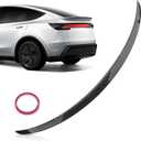 Rear Spoiler Fit for Tesla Model Y Juniper 2025 2026, Upgraded Version for Multiple Model Y Models, for Model Y Accessories (Gloss Carbon Fiber Pattern)