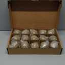 Stanbroil Ceramic Balls - 3 Round Fire Stones for Fire Pit Fire Bowl and Fireplace - Set of 15, Beige