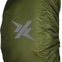 Waterproof Backpack Rain Cover with Reflective Strip for Mountaineering, Traveling, Cycling, Camping and Outdoor (L:55-65L, ArmyGreen)
