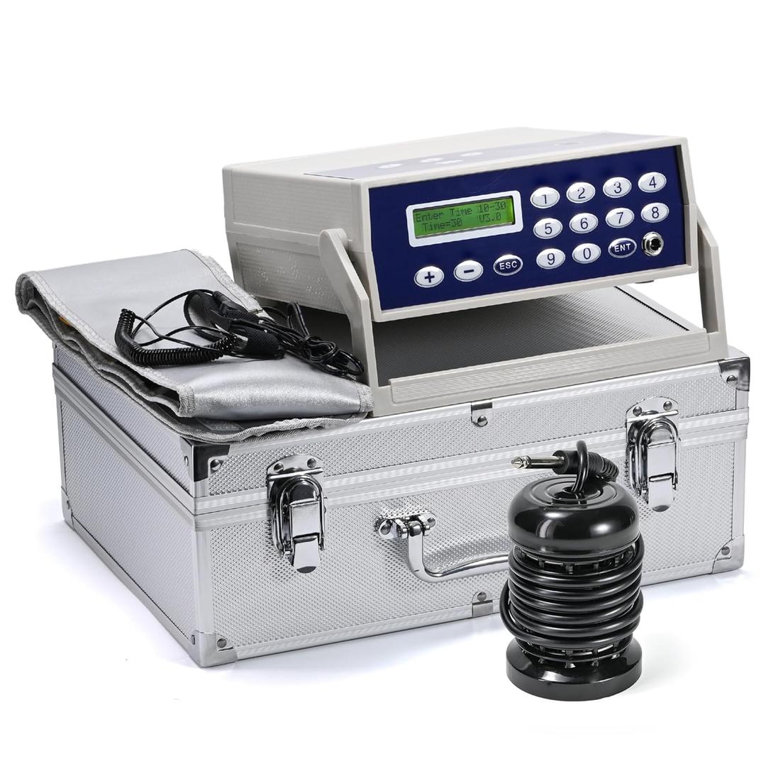 Ionic Foot Bath Detox Machine, Detox Foot Spa Bath, Foot Detox Machine Chi Cleanse with Far Infrared Waistbelt + Array + Wrist Strap for Single User