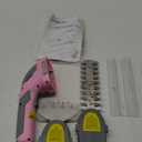 WORKPRO Cordless Grass Shear & Shrubbery Trimmer - 2 in 1 Handheld Hedge Trimmer 7.2V Electric Grass Trimmer Hedge Shears/Grass Cutter Rechargeable Lithium-Ion Battery and Type-C Cable - Pink Ribbon