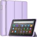 All New Tablet Case Fits 8 & 8 Plus Tablet, [Sleep/Wake] DJ&RPPQ(NOT Compatible with ipad 9th/8th/7th) Slim Soft TPU Back Smart Magnetic Stand Protective Cover Cases,Blossom (8ZRW-Blossom)