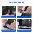 LANMU Replacement Belt Compatible with Bissell PowerForce Helix Turbo Pet Vacuum, Fit Models 2191, 2191U, 2190, 1700, 1701, 1797, 2691, 2692, 1240, 12B1, 68C7, 3920, Replace Parts 2031093 (2-Pack)