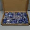 75 Pieces Royal Blue Cake Balls Topper Decorations Foam Cupcake Topper Mini Balloon Cake Topper Balls Cake Picks for Cake Deco Birthday Party Wedding