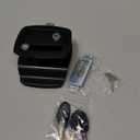 RV Door Lock Replacement, Upgraded Lighter RV Door Latch with Paddle Deadbolt & 4 Keys, 100% Metal Camper Door Locks, Aluminum Alloy RV Entry Door Lock for Travel Trailers Cargo Hauler, Black (Black Aluminum Alloy)