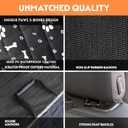 TGWF Dog Seat Cover - 60/40 Split Rear Seat Pet Cover - 6 in 1 Configurations, Protector Mat and Trunk Cargo Liner for SUV, Truck or Car, Paw & Bones, Premium Cover, Xtra Thick Material Construction