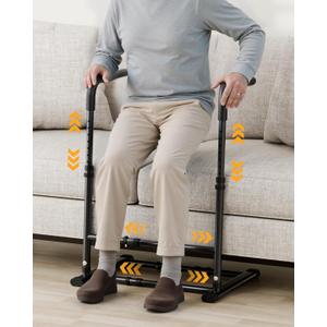 Couch Stand Assist Aid for Elderly, Sofa Chair Lift Assist Devices for Seniors Sit to Stand, Standing Aids & Supports, Pregnancy, Disabled, Floor Gap Height 1.4" Leg Gap 24", Black