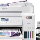 Epson EcoTank ET-3850 Wireless Color All-in-One Cartridge-Free Supertank Printer with Scanner, Copier, ADF and Ethernet White 