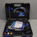 Ontel Turbo Jet HydroX5 Pro Portable Cordless Pressure Washer (21V 3000mAh Battery), 6-in-1 Nozzle, Dual Water Source, 16ft Detachable Hose