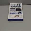 for PS5 Pro/PS5 Slim Cooling Stand Dock with Dual Controllers Charging Station, for P5 Pro Disc & Digital Console Bracket Base 3 Speed Cooling Fan Organizer with Headphone Hanger (Black)