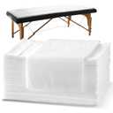 Spa Bed Sheets Disposable Massage Table Set, 30 Pcs Massage Sheets Cover Non-Woven Fabric for Beauty Salon, Hotels, 70 x 31 (Wihte)