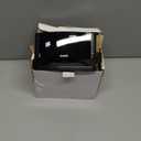 Sharp Home LED Digital Alarm Clock  Swivel Base - Outlet Powered, Simple Operation, Alarm, Snooze, Brightness Dimmer, Big White Digit Display, (Black-White LED)