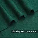 UPOPO Green Curtains Privacy Curtains 80 inches Long Kitchen Semi Sheer Drapes Living Room Divider Bedroom Basement Sliding Glass Door Window Curtain Patio Linen Textured 2 Panels Rod Pocket