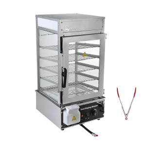 110 Volt Chef Prosentials Bun steamer electric food display automatic temperature control 5 layers display Stainless Steel Bun Steamer For Kiosk