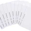 Contactless 125kHz RFID Proximity Cards Smart ID Card 0.8mm Thick for Access Control System & Time Attandance & Door Entry Access (50packs)