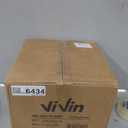 ViVin Durable 4 inch D Ring View Binder, Large 4" Slant-D Ring with 835-Sheet Capacity, Fit 8.5" x 11" Paper, 6 Pack(Black)