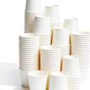 TashiBox 3 oz white paper bath cups, 200 count