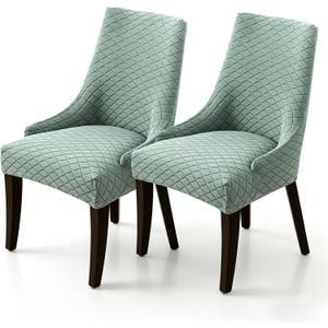 Chair Covers Set of 2 Green