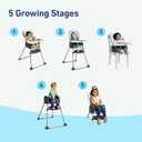 Graco Made2Grow 5-in-1 Convertible Highchair Adjustable Baby to Toddler Seat Hudson