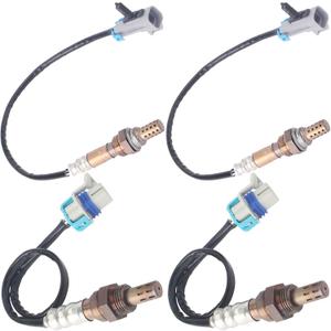 Oxygen Sensor Upstream Downsteam Compatible with Malibu Silverado Suburban Avalanche Impala Escalade Sierra Yukon Tahoe 234-4668 213-4229 4Pcs