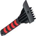 RevHeads Ice Scraper for Car Windshield & Windows - Tough Reinforced Plastic Handle - Chisel Side for Frost, Claw Side for ICY Chunks