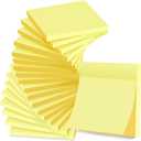 3 x (18 Pack) Sticky Notes 3x3 in Yellow, Strong Adhesive, Clean Removal, Recyclable, Self-Stick Pads, Easy to Post for Home, Office, Notebook