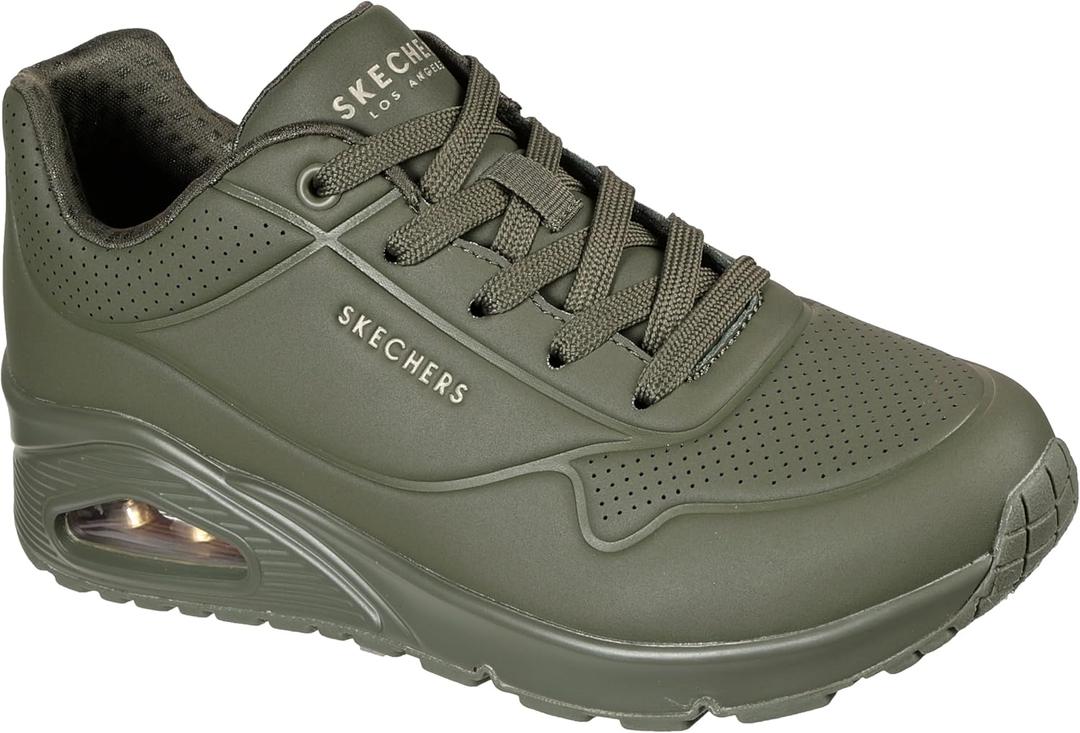 Skechers Womens Uno - Stand on Air (6, Olive)