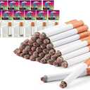 Fake Cigarettes,3.25 Inch Fake Puff Cigarettes(Pack of 24),Blow Smoke, Faux Cigs with a Realistic Look Durable/Realistic - Ideal For Themed Parties/Theatrical Performances