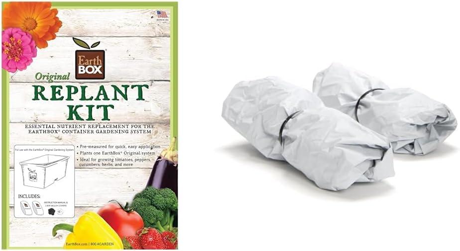 EarthBox 81100 Replant Kit and 026978811219 Mulch Kit Bundle