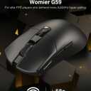 G59 Wireless Gaming Mouse, PAW3950 Sensor, 30,000 DPI, 8000Hz Polling Rate, Programmable Buttons, RGB 68g Tri-Mode Lightweight Esports Mouse for PC/Laptop/Mac