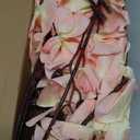 41.34" Orchid Artificial Flowers 6PCS Velvet Silk Faux Orchids Long Stem Artificial Flowers for Tall Vase for Home Wedding Party Decoration(Peach)