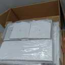 Small Makeup Vanity Desk 27.5''W with Mirror and Lights, Vanity Desk with 3 Fabric Drawers and Height-Adjustable Stand, Vanity Table for Girls Gifts, Bedroom and Small Spaces, White