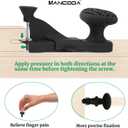 Hidden Fastener Installation Tool, Fits for Trex Hidden Fasteners for Composite Decking Boards, Efficient Home Improvement Decking Tool for Install Hidden Fasteners with Star Drive Bit