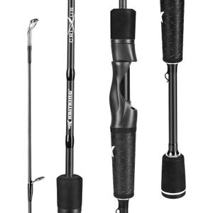 KastKing Crixus Fishing Rods,IM6 Graphite Spinning Rod & Casting Rod W/Zirconium Oxide Ring Stainless Steel Guides, SuperPolymer Handle, 5'6"-Light - M Fast-2pcs