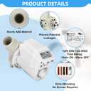 DP040-012 4681EA1007A 2649379 Washer Drain Pump Replacement (OEM) for LG WT1101CW, WT1201CV, WT1201CW, WT4870CW,WT1501CW, Kenmore 796.31513210,Part Number: 5859EA1004F, 5859EA1004P Drain Pump.