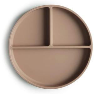 mushie Silicone Suction Plate | BPA-Free Non-Slip Design (Natural)