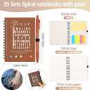 Jetec 25 Set Team Gifts Notebook Pen, Morandi Earth Colors, You are