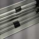 Camp Field Aluminum Folding Small Table, Adjustable Height Lightweight Portable Camping Table for Picnic Beach Outdoor Indoor (Small) (BlackB)