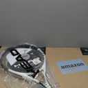 HEAD Geo Speed Adult Tennis Racket - Pre-Strung Light Balance 27.5 Inch Racquet (4 3/8 in Grip, Black/White)