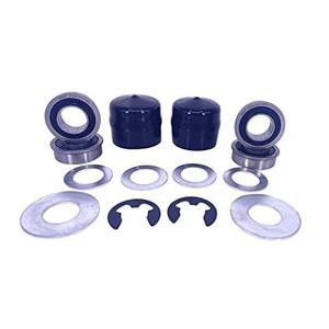 DEEG 4PCS Front Wheel Bushing to Bearing Conversion Kit Replaces Craftsman, Sears, AYP, Poulan, Husqvarna 9040H - 9040-H - OEM Upgrade