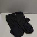 THE GYM PEOPLE Thick High Waist Yoga Pants with Pockets, Tummy Control Workout Running Yoga Leggings for Women (Large, Black)